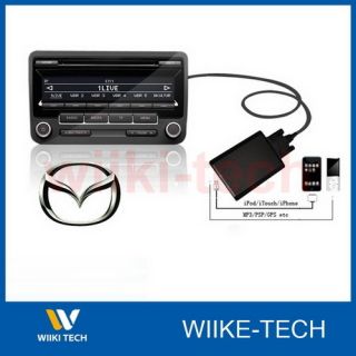 Aux In Interface Adapter Kit   Mazda 2 3 5 6 8 CX7 MX5 RX8 323