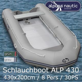 ALPUNA nautic ALP 430 Schlauchboot Angelboot Ruderboot