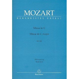 Amadeus Mozart Messe C Dur KV 258 für Soli Elektronik