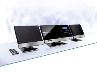 Design Vertikal Anlage Wandmontage Stereoanlage USB NEU