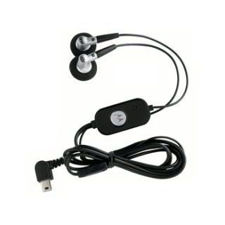 Motorola Headset Stereo HS200 EMU w/ Send End Black MOTOKRZR K1