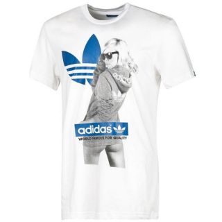 Adidas Originals Herren T Shirt weiß Girl G Tee Frau X34432