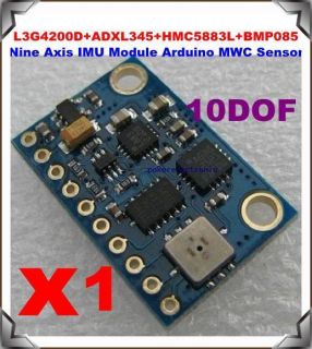 10 DOF IMU 9 axis sensor module L3G4200D ADXL345 HMC5883L BMP085 x 1
