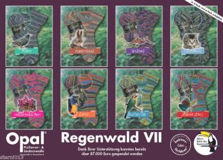 Sockenwolle OPAL Regenwald VII 100g 4 fach