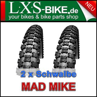 Schwalbe Mad Mike Draht Reifen 18 x 1,75  47 355 schwarz