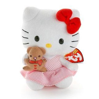Ty Beanie Baby ~ Hello Kitty mit Teddybär Spielzeug