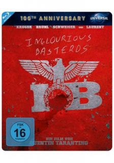 Inglourious Basterds 100th Anniversary Limited Steelbook Edition BLU