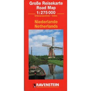 Reisekarte Niederlande 1275.000. Ravenstein Kartographie (Ravenstein