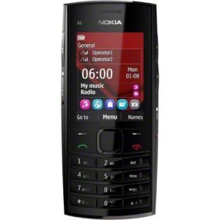 Nokia X2 02 Dual SIM Handy ohne Vertrag Bluetooth 2.1  Player 2 MP
