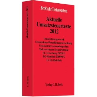 EU VO 282/2011, EG RL 2008/9/EG, 13. EG Richtlinie Bücher