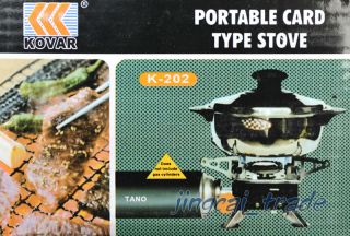 Brand New Camping Gas Powered Portable Card Type Stove Burner