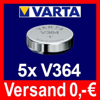 Varta (V364/SR60), in der bewährten, werkstattgerechten Einzel