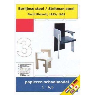 Berlijnse und Steltman Stuhl von Gerrit Rietveld Spielzeug