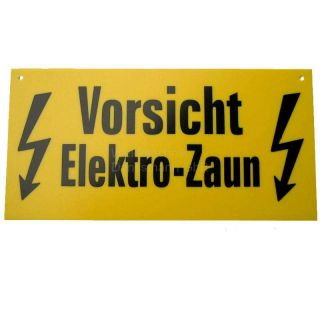 WARNSCHILD VORSICHT ELEKTO  ZAUN ,WEIDEZAUN,1 STÜCK