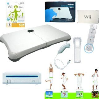 NINTENDO Wii Konsole weiß + Lioncast Balance Board mit Spiel Wii Fit