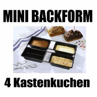 Mini Backform 4 Kastenkuchen