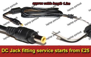 DC Tip 5.5 x 3.0mm Plug with cable for SAMSUNG E372 E872 N128 Jack