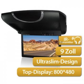 Zoll 22,9cm TFT LCD Deckenmonitor Flipdown Monitor Auto KFZ