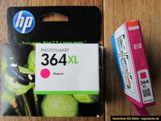 HP 364 XL Magenta Original   neu / versiegelt – 03/2014