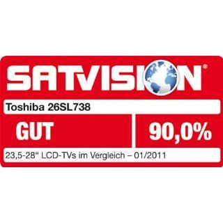 Toshiba 26 SL 738 G 66 cm (26 Zoll) Slim LED Backlight Fernseher (HD