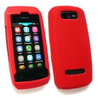 Emartbuy ® Nokia Asha 305/306 Silicon Skin Cover 