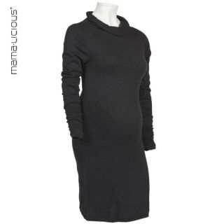 Mama Licious ® Strick Kleid schwarz Gr.L   Umstandskleid   Feinstrick