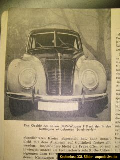 Heft 7 1948 NKFB Test IFA DKW F9 BMW R24 Hilfsmotor Velosolex