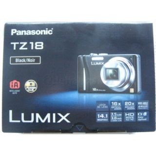 Neu Panasonic Lumix DMC TZ18EG K TZ18 Digitalkamera wie TZ22 OVP
