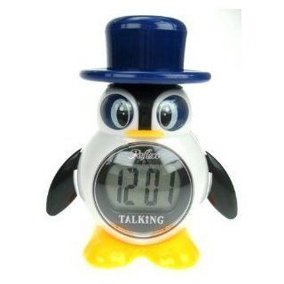 REFLEX   908 3102   englisch sprechender Pinguin Wecker 