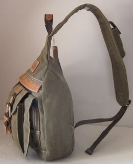 Bodybag Canvas Leder Crossover Bag City Rucksack  Player Tasche 388