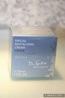 Dr. Spiller Biocosmetic Special Revitalizing Cream Aufbau / Nacht