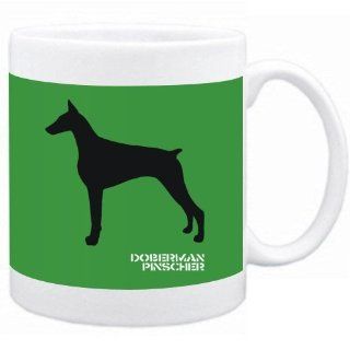 Hunde Tasse (Grün, Keramik, 325 ml) Küche & Haushalt