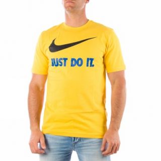 Nike Jdi Swoosh Tee [L] Gelb Kurzarm T shirts Herren Neu