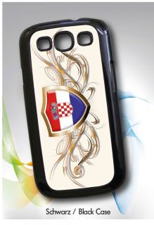 Samsung Galaxy S3 KROATIEN Crotia Hrvatska Fahne Flag Cover Case