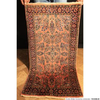 Antik Handgeknüpfter Perser Teppich US Saruk Sarough Iran Tappeto