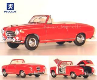 PEUGEOT 403 CABRIO   1957   red   WELLY 118