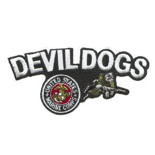 US Marine Corps USMC Devil Dogs USA Flags Patch Patches Aufnäher