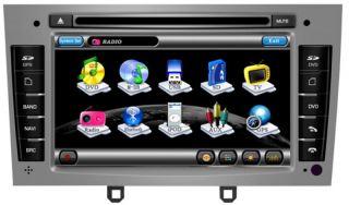 Peugeot 308 408 Touchscreen Autoradio Navigation GPS DVD  USB 3D TV