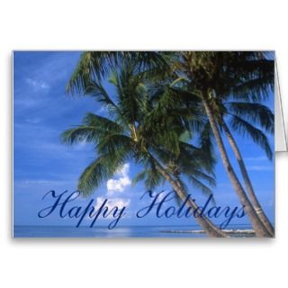 Key West Merry Christmas Happy New Year Greeting Cards