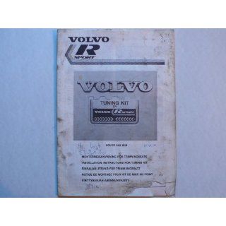 Volvo 340 B19 Einbauanleitung   Tuning Kit by R sport   Original