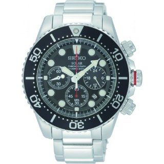 Seiko Herren Armbanduhr XL Diver Analog Edelstahl SSC015P1