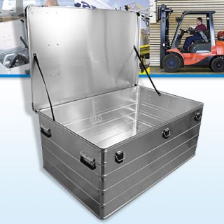 aluminiumbox transportbox in silber 415 liter volumen d 415