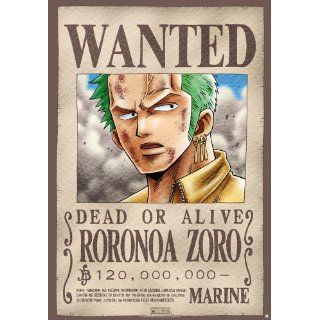 One Piece Poster / Plakat Wanted Zorro / Zoro (98 x 68 cm) 
