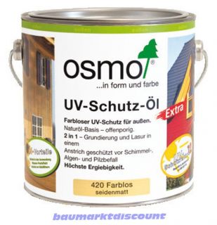 Osmo UV Schutz Öl Extra 2,5 ltr. 420 farblos seidenmatt