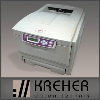 OKI C5400n Farblaser Drucker 48.421 Seiten 100% Toner 2 J. Garantie
