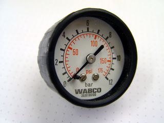 Wabco 3530190100 Manometer 0 12 bar 0 175 psi NEU X421