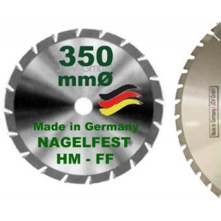 HM Sägeblatt 350 x 30 mm NAGELFEST FF Hartmetall FSP Kreissägeblatt