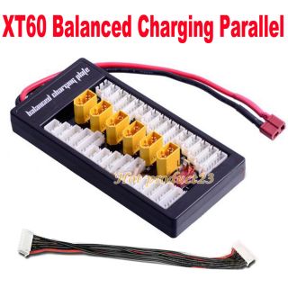 XT60 80A 2S 6S Balanced charging board parallel   6 batteries charging