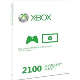 Xbox 360   Live Points Card 2100 in New Paperform [UK Import] 