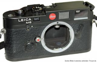 Leica M6 Gehäuse Body schwarz Made in Germany